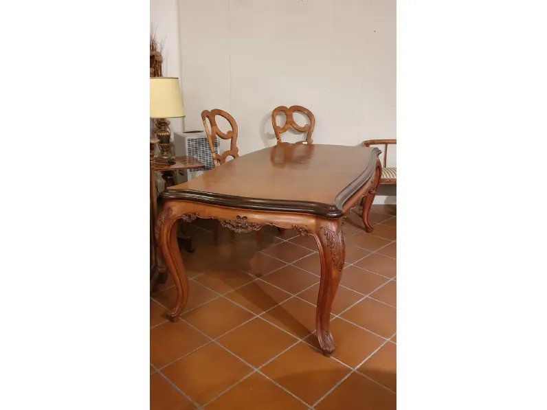 Tavolo Artigianale Chippendale rettangolare PREZZI OUTLET -78%
