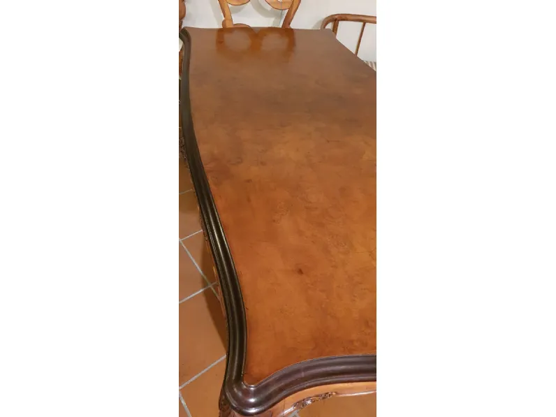 Tavolo Artigianale Chippendale rettangolare PREZZI OUTLET -78%