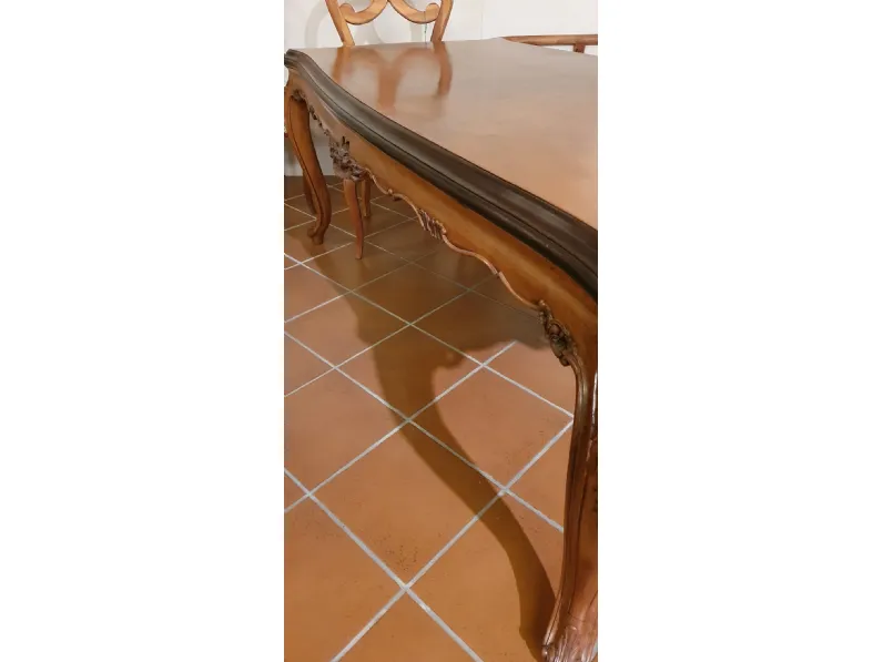Tavolo Artigianale Chippendale rettangolare PREZZI OUTLET -78%