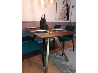 Tavolo rettangolare in legno Delta di Pianca in Offerta Outlet