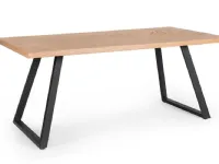 Tavolo in legno e resina rettangolare Dukat Bizzotto a prezzo scontato