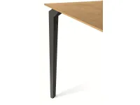 Tavolo rettangolare in legno Mod. elios di Mobilia web in Offerta Outlet