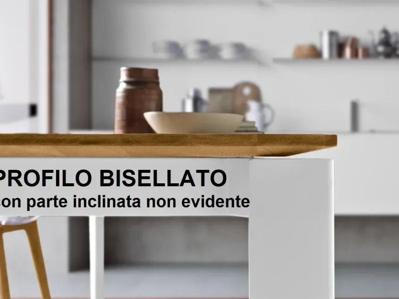 Tavolo rettangolare in legno Mod. elios di Mobilia web in Offerta Outlet