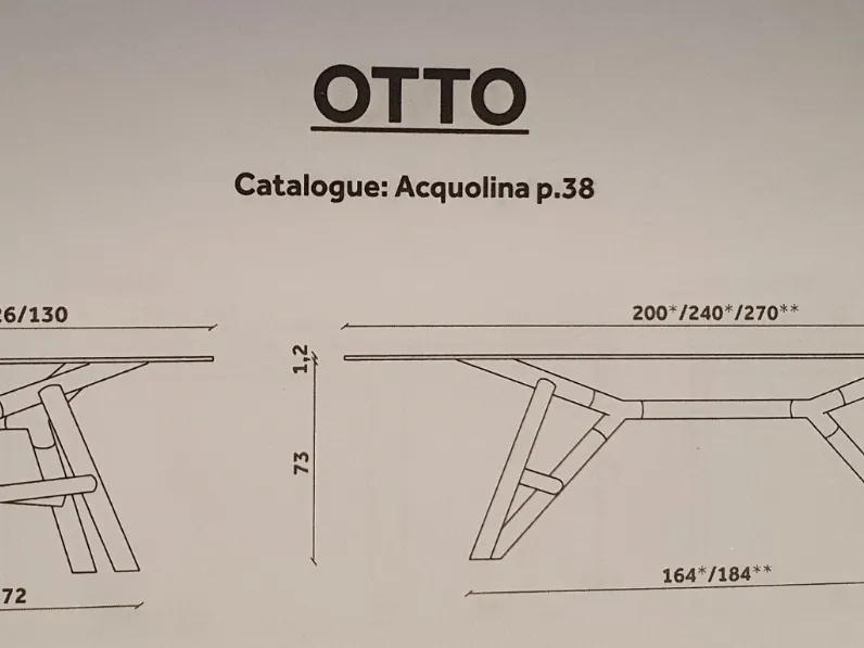 Tavolo Otto Miniforms a prezzo ribassato