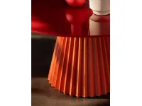 Tavolo in ceramica rotondo Pliss Midj in offerta outlet