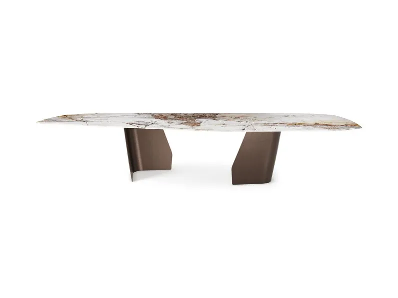 Tavolo sagomato Senator di Cattelan Italia: design unico ed elegante!