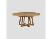 Tavolo rotondo Stella round Dialma brown scontato del 60%