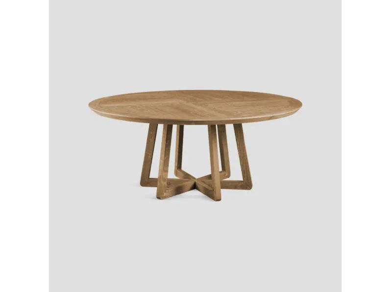 Tavolo rotondo Stella round Dialma brown scontato del 60%