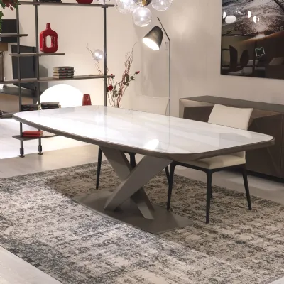Tavolo Stratos outlet di Cattelan italia scontato del 33%