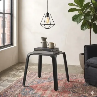 Tavolo in plastica quadrato Tavolo in polipropilene nero easy magis Magis in offerta outlet