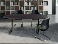 Tavolo in laminato ovale Tavolo ovale Artigianale in offerta outlet