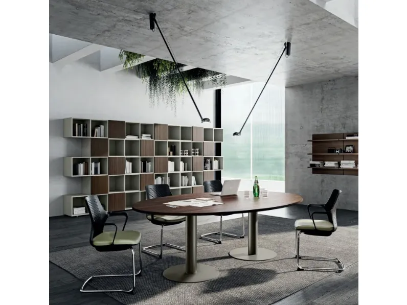 Tavolo in laminato ovale Tavolo ovale Artigianale in offerta outlet