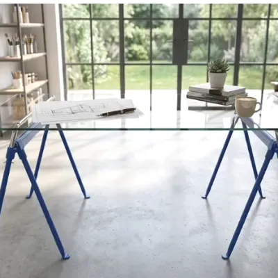 Tavolo in vetro rettangolare Tavolo ypsilon di enzo mari per magis Magis in offerta outlet