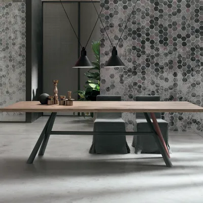 Tavolo Tudor Tomasella in legno Fisso scontato 31%