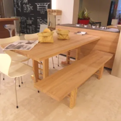 Tavolo Fratavolo+panca  Valcucine in legno Fisso scontato 41%