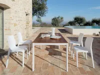 Tavolo in ceramica rettangolare Zenith t91 Friulsedie a prezzo ribassato
