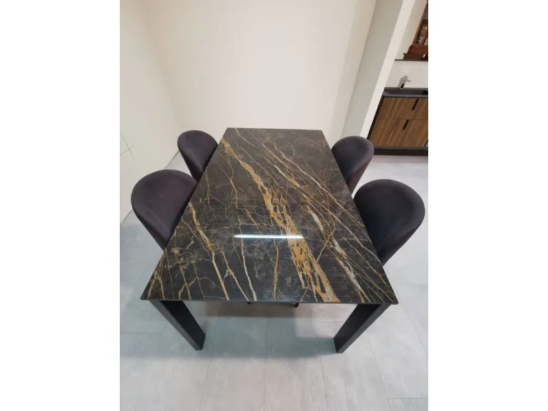 Tavolo rettangolare in ceramica Zenith t91 di Friulsedie in Offerta Outlet