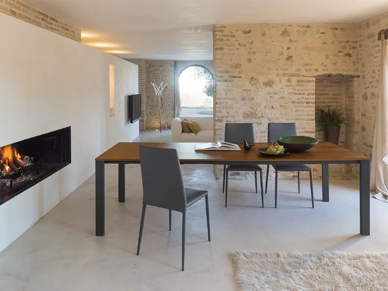 Tavolo in ceramica rettangolare Zenith t91 Friulsedie a prezzo ribassato