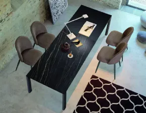 Tavolo in ceramica rettangolare Zenith t91 Friulsedie a prezzo ribassato