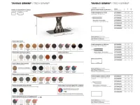 Tavolo Gemini Alta corte in legno Fisso scontato 35%