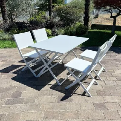 Tavolo in altri materiali rettangolare Gruppi tavoli e sedute outdoor queen  Talenti in offerta outlet