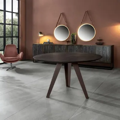 Tavolo Henry Stones in legno Fisso