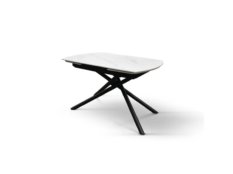 Tavolo in ceramica sagomato I solisti Mobilificio bellutti in offerta outlet