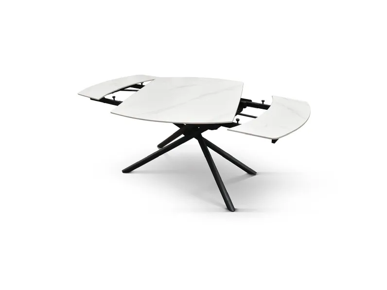 Tavolo in ceramica sagomato I solisti Mobilificio bellutti in offerta outlet