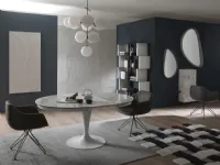 Tavolo in altri materiali ovale Eclipse Ozzio in offerta outlet