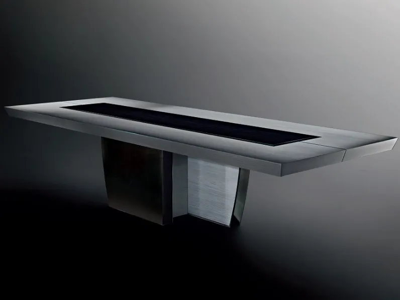 Tavolo rettangolare in altri materiali Table luxury legno cedro del libano di Md work in Offerta Outlet