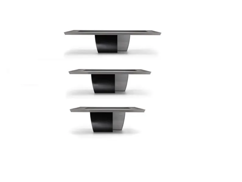 Tavolo rettangolare in altri materiali Table luxury legno cedro del libano di Md work in Offerta Outlet