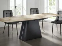 Tavolo in ceramica ellittico Jeremy Collezione esclusiva in offerta outlet