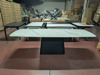 Tavolo in ceramica ellittico Tavolo in ceramica statuario  Mobilificio bellutti a prezzo ribassato