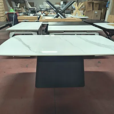 Tavolo rettangolare allungabile Tavolo in ceramica statuario  Mobilificio bellutti a soli 700 Euro