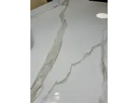 Tavolo in ceramica ovale Bach Bontempi in offerta outlet