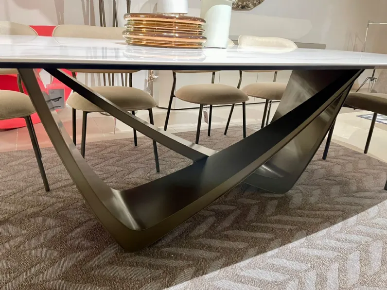Tavolo Bach Bontempi in ceramica Fisso scontato 41%