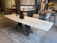 Tavolo ovale in ceramica Luxor di Scavolini in Offerta Outlet
