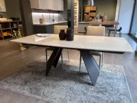 Tavolo ovale in ceramica Luxor di Scavolini in Offerta Outlet