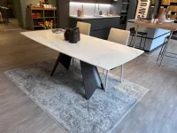 Tavolo ovale in ceramica Luxor di Scavolini in Offerta Outlet