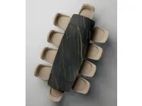Tavolo Thanos x Stones in ceramica Allungabile scontato 34%