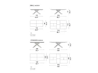 Tavolo 4x4 Ozzio in ceramica Allungabile scontato 19%
