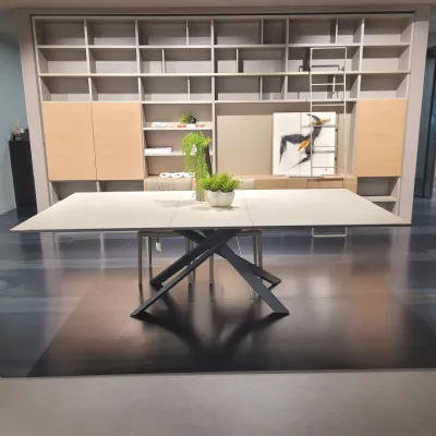 Tavolo 4x4 Ozzio in ceramica Allungabile scontato 19%