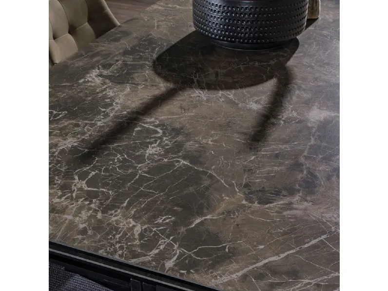 Tavolo in ceramica rettangolare Albatros * La seggiola in offerta outlet