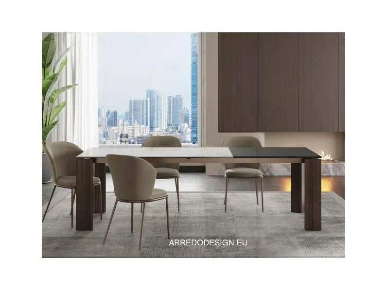 Tavolo Ali Zamagna in ceramica Allungabile scontato 30%