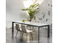 Tavolo in ceramica rettangolare Apollo Midj in offerta outlet