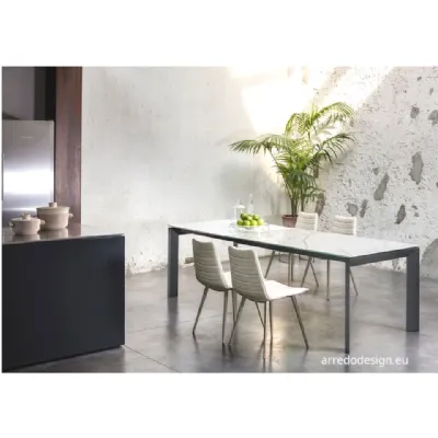 Tavolo in ceramica rettangolare Apollo Midj in offerta outlet