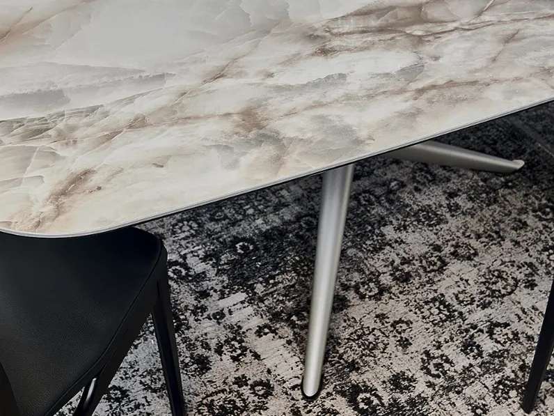 Tavolo in ceramica rettangolare Atlantis keramik Cattelan a prezzo scontato