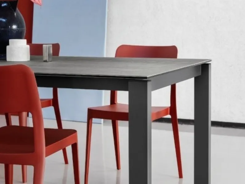 Tavolo in ceramica rettangolare Badu' xl Midj a prezzo scontato