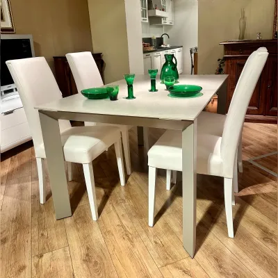 Tavolo in ceramica rettangolare Ceramica 2 Stones in offerta outlet