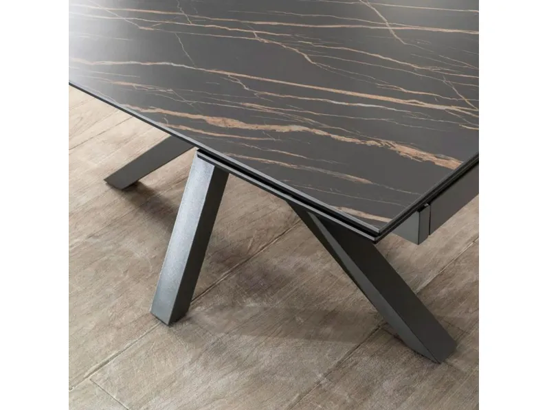 Tavolo Ceramicato om/313/mb Stones in OFFERTA OUTLET -46%